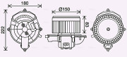 CN8310 vnitřní ventilátor AVA QUALITY COOLING