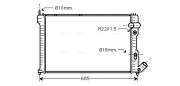 CNA2071 AVA QUALITY COOLING nezařazený díl CNA2071 AVA QUALITY COOLING