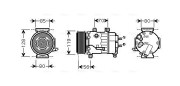 CNAK256 Kompresor, klimatizace AVA QUALITY COOLING