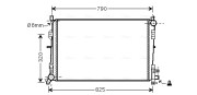 CR2092 AVA QUALITY COOLING chladič motora CR2092 AVA QUALITY COOLING