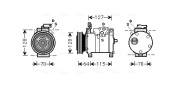 CRK115 AVA QUALITY COOLING nezařazený díl CRK115 AVA QUALITY COOLING