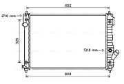 CT2049 AVA QUALITY COOLING chladič motora CT2049 AVA QUALITY COOLING