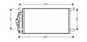 CT5031D Kondenzátor, klimatizace AVA QUALITY COOLING