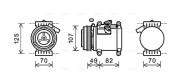 CTK039 AVA QUALITY COOLING nezařazený díl CTK039 AVA QUALITY COOLING