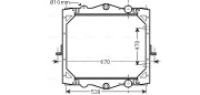 DF2039 AVA QUALITY COOLING chladič motora DF2039 AVA QUALITY COOLING