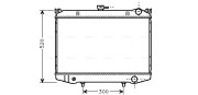 DN2064 AVA QUALITY COOLING chladič motora DN2064 AVA QUALITY COOLING