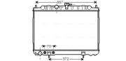 DN2239 AVA QUALITY COOLING chladič motora DN2239 AVA QUALITY COOLING