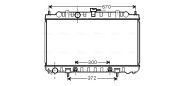 DN2289 AVA QUALITY COOLING chladič motora DN2289 AVA QUALITY COOLING