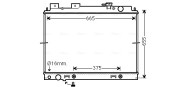 DN2430 AVA QUALITY COOLING chladič motora DN2430 AVA QUALITY COOLING