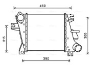 DN4412 AVA QUALITY COOLING chladič plniaceho vzduchu DN4412 AVA QUALITY COOLING