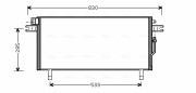 DN5268 AVA QUALITY COOLING kondenzátor klimatizácie DN5268 AVA QUALITY COOLING