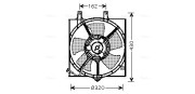 DN7522 Větrák, chlazení motoru AVA QUALITY COOLING