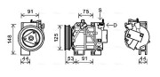 DNAK335 AVA QUALITY COOLING nezařazený díl DNAK335 AVA QUALITY COOLING