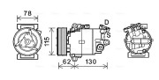 DNAK386 Kompresor, klimatizace AVA QUALITY COOLING