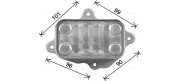 DW3439 Olejový chladič, motorový olej AVA QUALITY COOLING