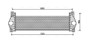 DW4093 Chladič turba AVA QUALITY COOLING