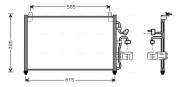 DW5013 AVA QUALITY COOLING kondenzátor klimatizácie DW5013 AVA QUALITY COOLING