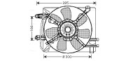 DW7505 AVA QUALITY COOLING ventilátor chladenia motora DW7505 AVA QUALITY COOLING