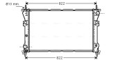 FD2318 AVA QUALITY COOLING chladič motora FD2318 AVA QUALITY COOLING