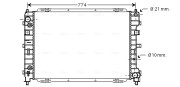 FD2345 AVA QUALITY COOLING chladič motora FD2345 AVA QUALITY COOLING