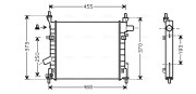 FD2372 AVA QUALITY COOLING nezařazený díl FD2372 AVA QUALITY COOLING