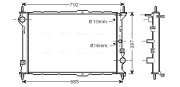 FD2381 AVA QUALITY COOLING chladič motora FD2381 AVA QUALITY COOLING