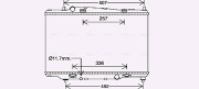 FD2646 AVA QUALITY COOLING chladič motora FD2646 AVA QUALITY COOLING