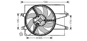 FD7542 AVA QUALITY COOLING ventilátor chladenia motora FD7542 AVA QUALITY COOLING