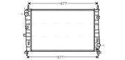 FDA2165 Chladič, chlazení motoru AVA QUALITY COOLING