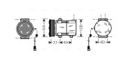 FDAK289 AVA QUALITY COOLING nezařazený díl FDAK289 AVA QUALITY COOLING