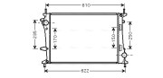 FT2329 AVA QUALITY COOLING chladič motora FT2329 AVA QUALITY COOLING