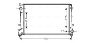 FT2390 AVA QUALITY COOLING chladič motora FT2390 AVA QUALITY COOLING