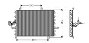 FT5192 Kondenzátor, klimatizace AVA QUALITY COOLING