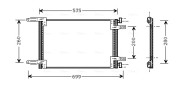 FT5248 AVA QUALITY COOLING kondenzátor klimatizácie FT5248 AVA QUALITY COOLING