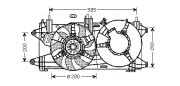 FT7573 AVA QUALITY COOLING ventilátor chladenia motora FT7573 AVA QUALITY COOLING