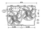 FT7587 AVA QUALITY COOLING nezařazený díl FT7587 AVA QUALITY COOLING