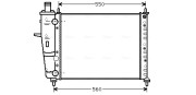 FTA2230 Chladič, chlazení motoru AVA QUALITY COOLING