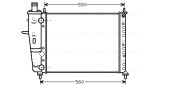 FTA2233 Chladič, chlazení motoru AVA QUALITY COOLING