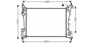 FTA2318 AVA QUALITY COOLING chladič motora FTA2318 AVA QUALITY COOLING