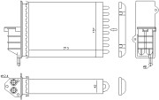 FTA6259 Výměník tepla, vnitřní vytápění AVA QUALITY COOLING