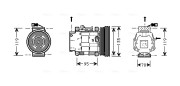 FTK041 Kompresor, klimatizace AVA QUALITY COOLING