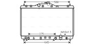 HD2074 AVA QUALITY COOLING chladič motora HD2074 AVA QUALITY COOLING