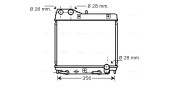 HD2161 AVA QUALITY COOLING chladič motora HD2161 AVA QUALITY COOLING