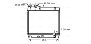 HD2178 AVA QUALITY COOLING chladič motora HD2178 AVA QUALITY COOLING