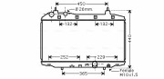 HD2188 AVA QUALITY COOLING chladič motora HD2188 AVA QUALITY COOLING