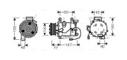 HDAK232 AVA QUALITY COOLING kompresor klimatizácie HDAK232 AVA QUALITY COOLING