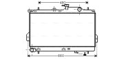 HY2098 AVA QUALITY COOLING chladič motora HY2098 AVA QUALITY COOLING