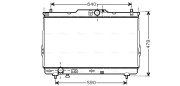 HY2113 AVA QUALITY COOLING chladič motora HY2113 AVA QUALITY COOLING