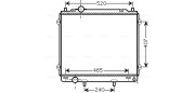 HY2162 AVA QUALITY COOLING chladič motora HY2162 AVA QUALITY COOLING