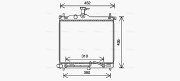 HY2453 AVA QUALITY COOLING chladič motora HY2453 AVA QUALITY COOLING